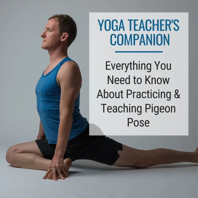 Jason Yoga in Pigeon Pose