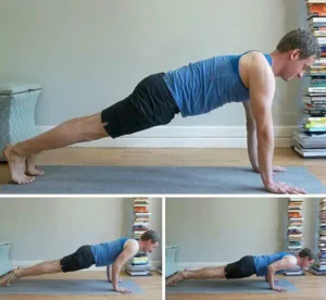 Chaturanga Dandasana Transition
