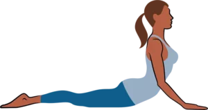 Cobra pose illustration