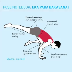 Eka Pada Bakasana I yoga pose