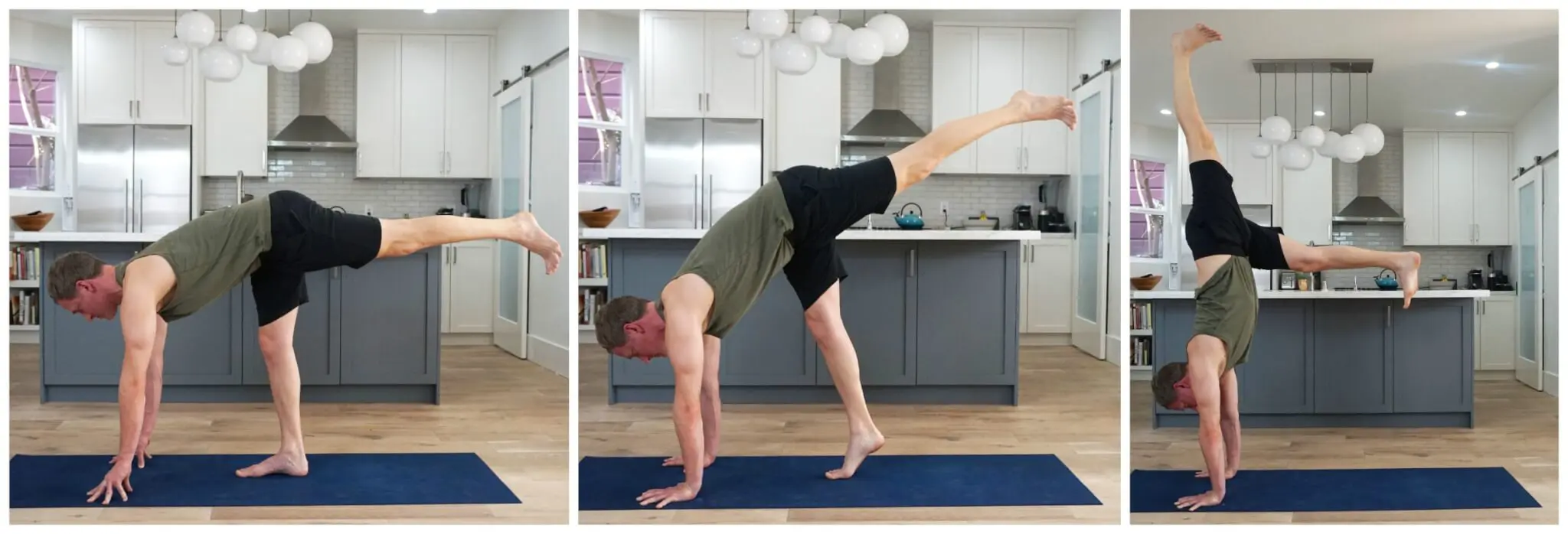 Headstand to Crow Transition — YOGABYCANDACE