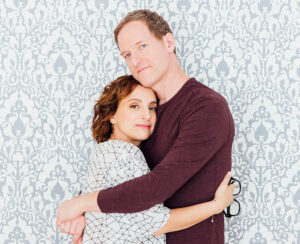 Andrea and Jason hugging