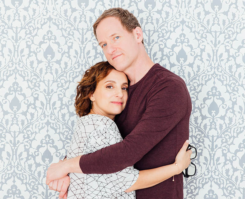 Andrea and Jason hugging