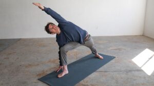 Josh Blatter doing Side Angle Pose